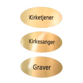 Kirketjenerskilt m/magnet